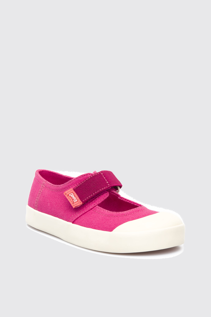 Front view of Peu Rambla Pink Sneakers for Kids