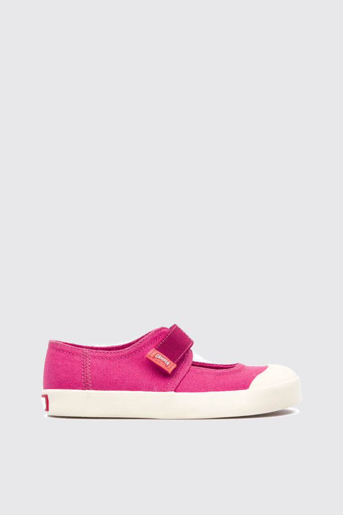 Side view of Peu Rambla Pink Sneakers for Kids
