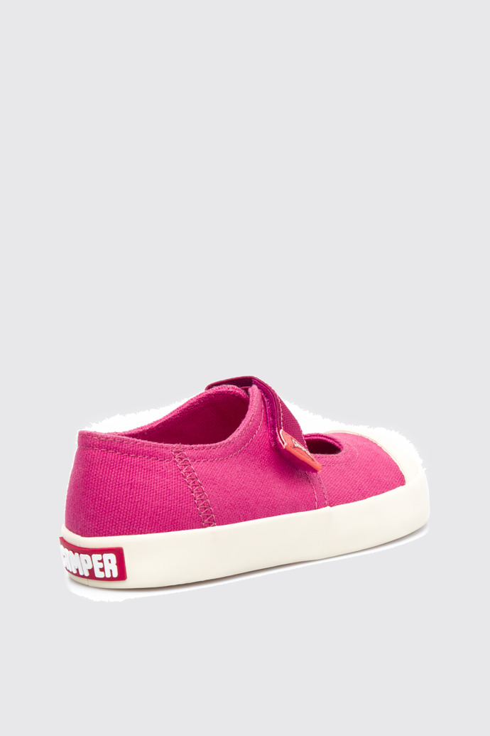 Back view of Peu Rambla Pink Sneakers for Kids