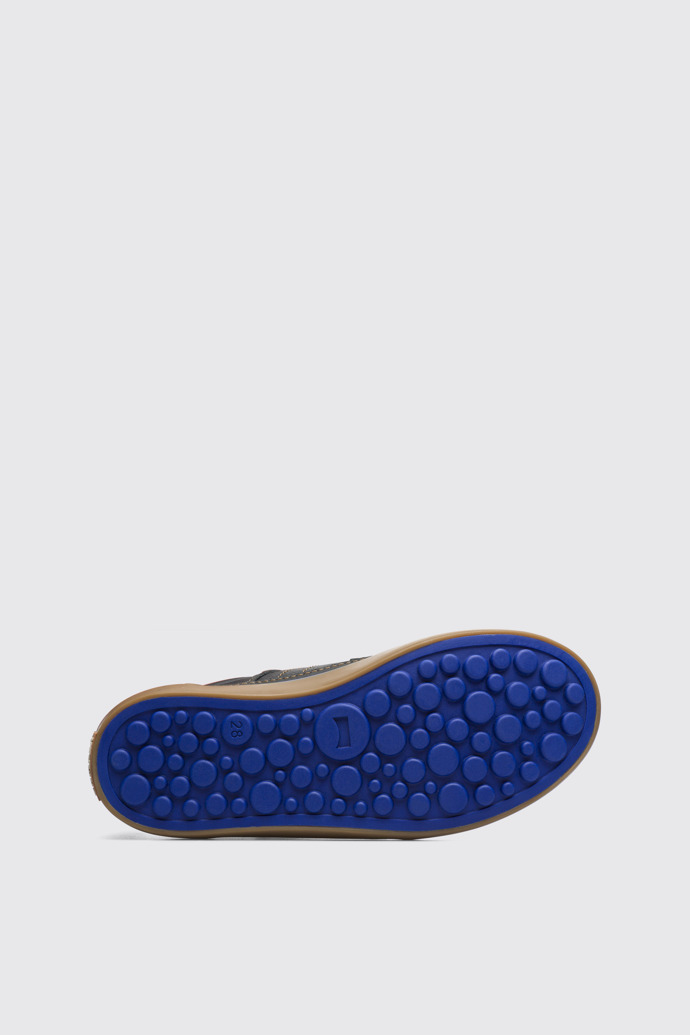 The sole of Pursuit Blue Sneakers for Kids