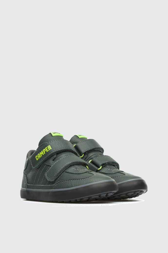 Front view of Pursuit Green Sneakers for Kids