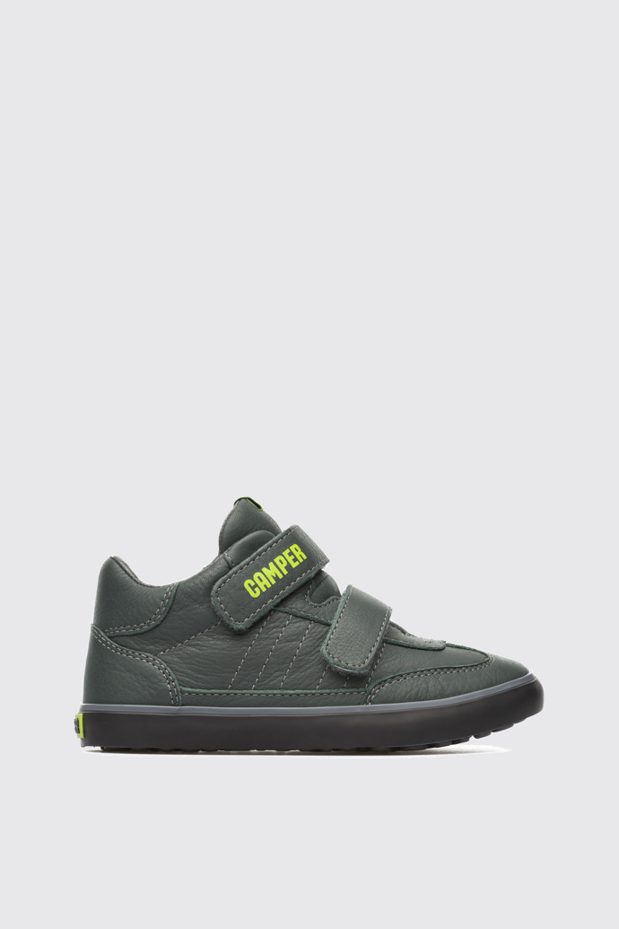 Side view of Pursuit Green Sneakers for Kids