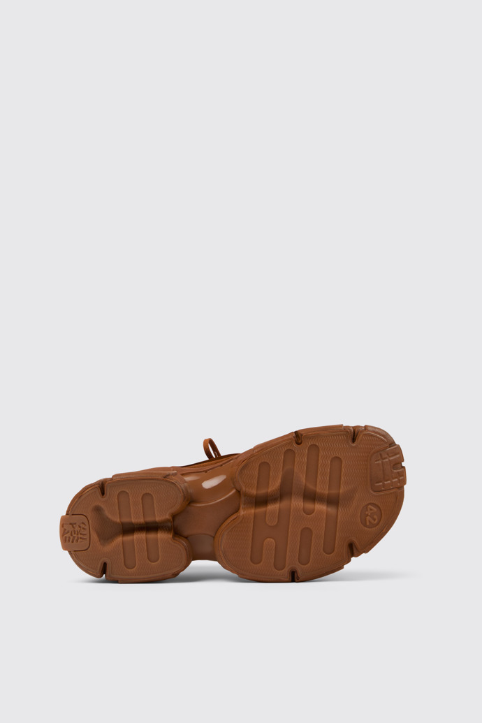 TOSSU Brown Caged Sneakers