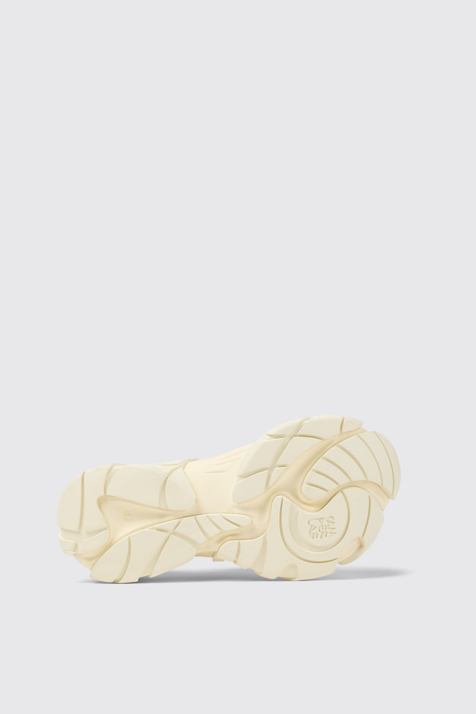 CAMPERLAB TORMENTA White Textile Semi-Open Sneakers
