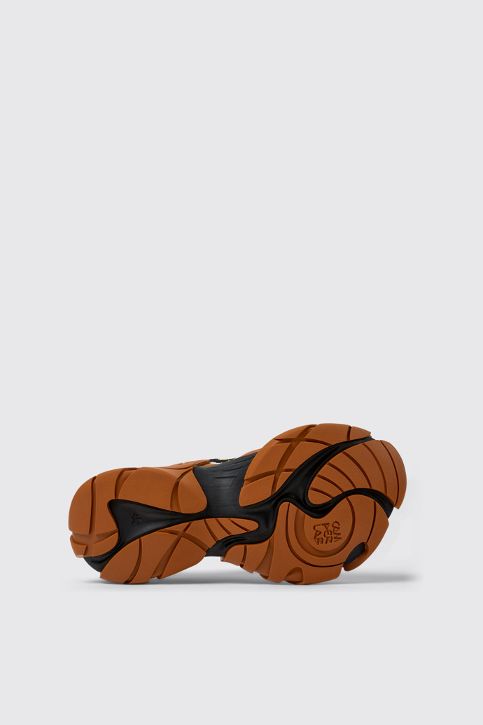 CAMPERLAB TORMENTA Brown-Green Textile Sneakers