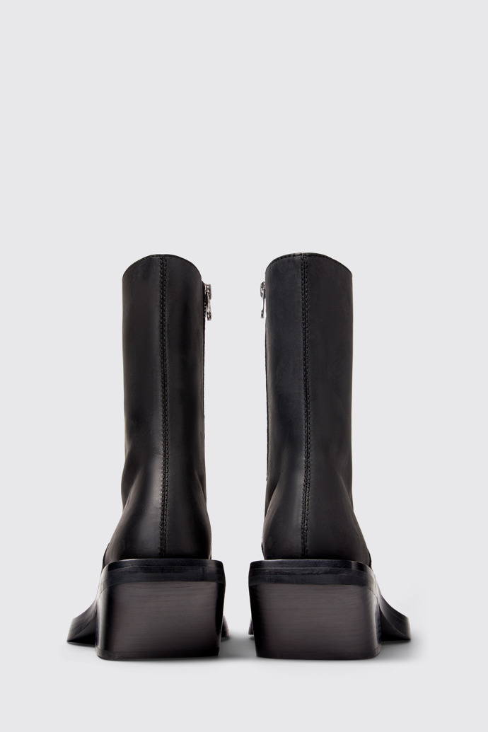 Back view of CAMPERLAB QUETAL Black Nubuck Boots