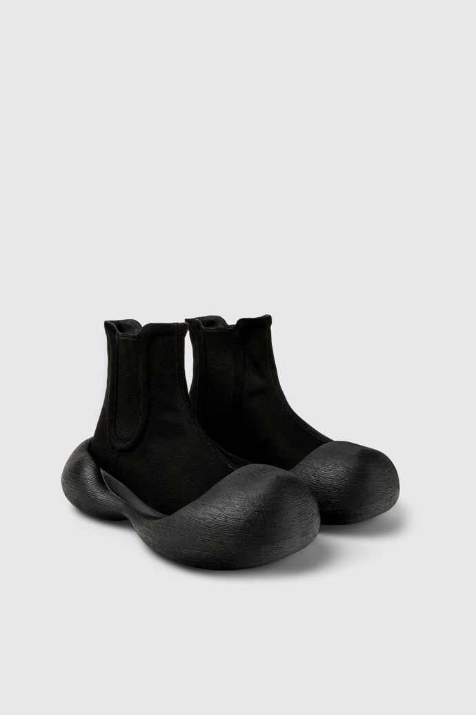 CAMPERLAB CARAMBA Botina de TENCEL™ Lyocell de color negre