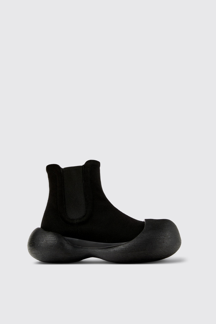 CAMPERLAB CARAMBA Botina de TENCEL™ Lyocell de color negre