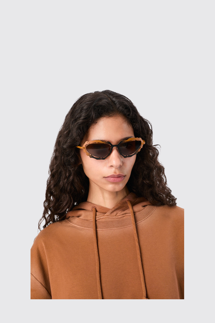CAMPERLAB SUNGLASSES Black-terracotta NOPEA Metal Sunglasses