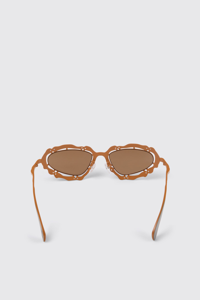 Overhead view of CAMPERLAB SUNGLASSES Black-terracotta NOPEA Metal Sunglasses