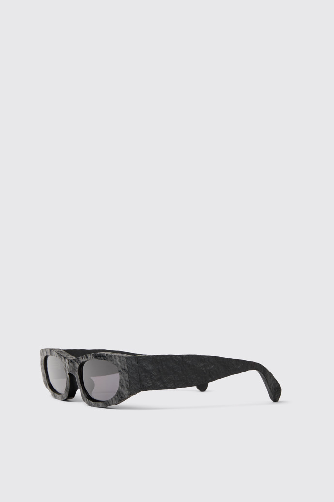 Front view of CAMPERLAB SUNGLASSES Black HIRMU Acetate Sunglasses