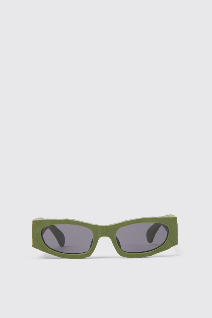 Side view of CAMPERLAB SUNGLASSES Green HIRMU Acetate Sunglasses