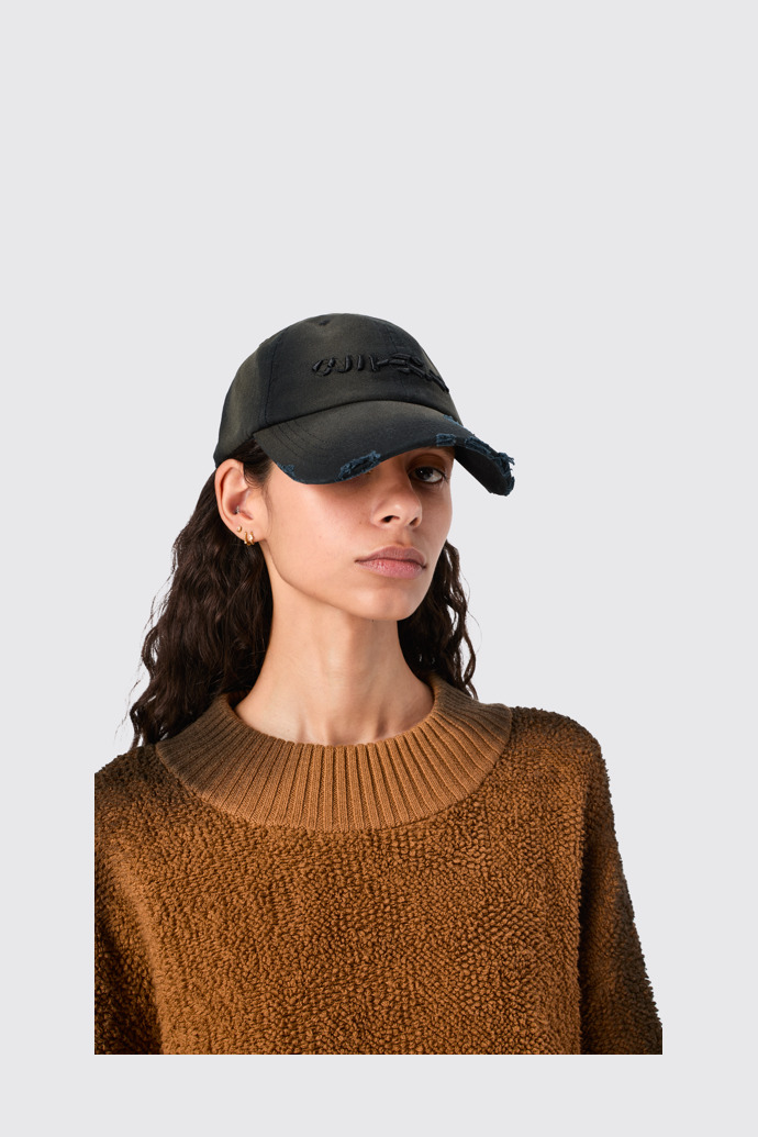 CAMPERLAB CAP Casquette teintée en noir