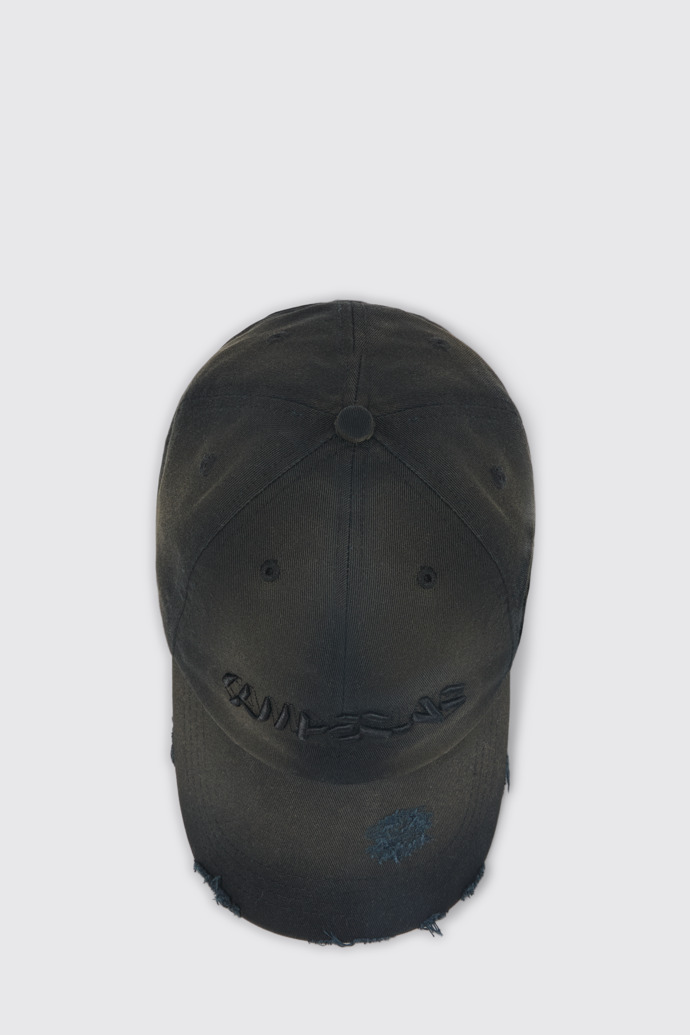 CAMPERLAB CAP Gorra negra efecto espray