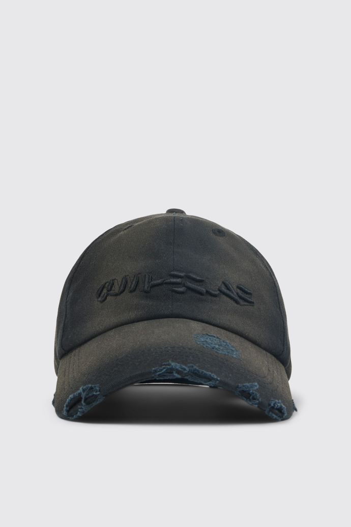 CAMPERLAB CAP Gorra negra efecto espray