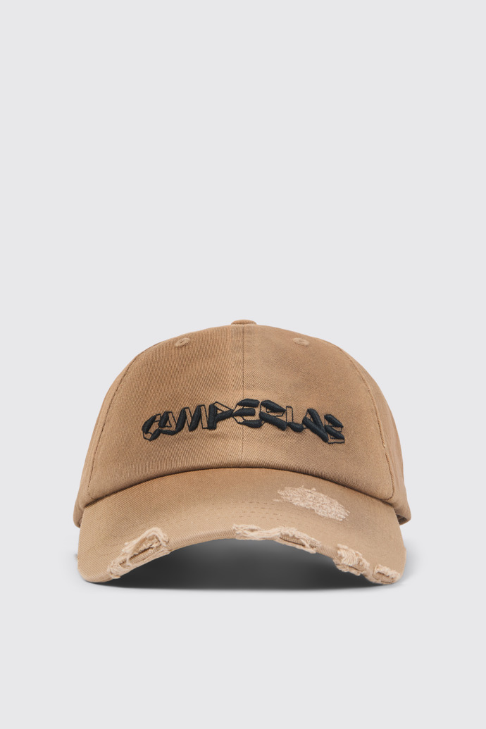 CAMPERLAB CAP Șapcă cu efect pulverizat, bej