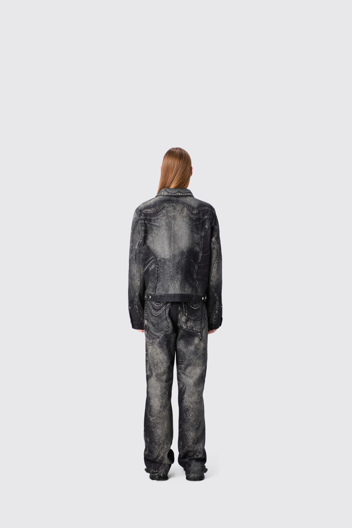 CAMPERLAB DENIM แจ็คเก็ตยีนส์สีเทาดำ