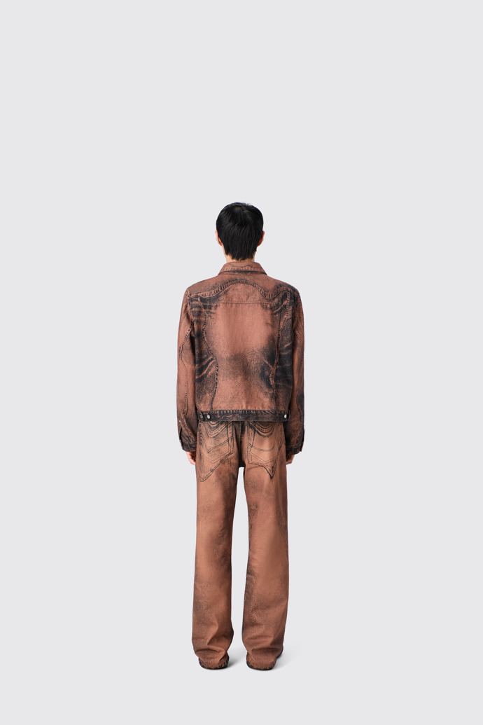 CAMPERLAB DENIM Jean en denim marron-noir