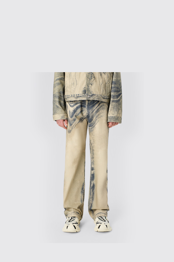 CAMPERLAB DENIM Jean en denim noir-sable
