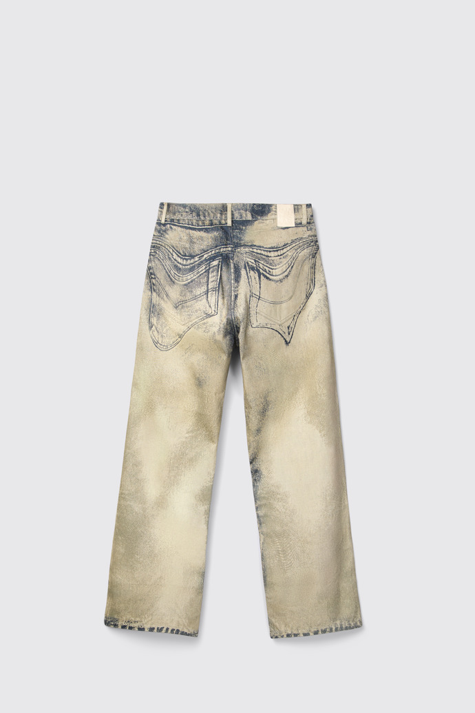 Back view of CAMPERLAB DENIM Sand-black Denim Jeans
