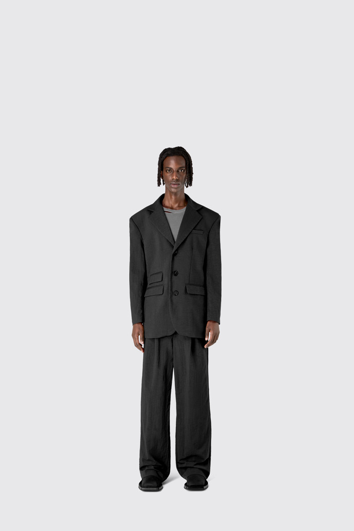Tailored Blazer Black Technical Suit Blazer