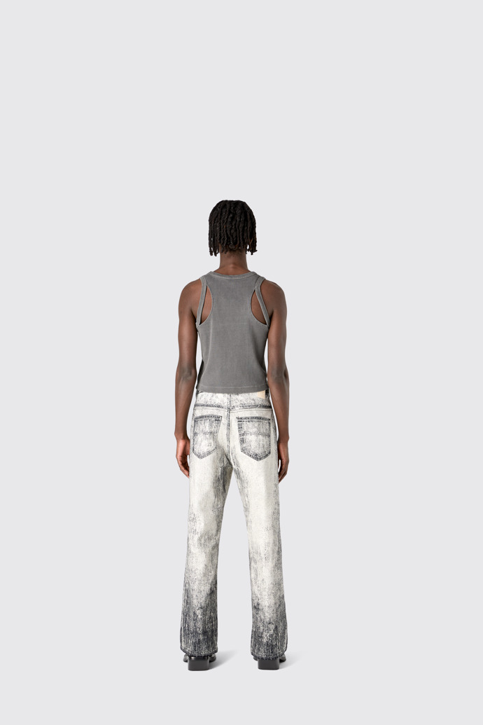 Ribbed Tank Top Faded Black Ribbed Tank Top