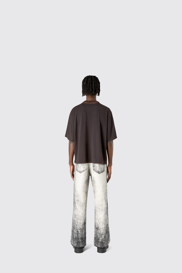 CAMPERLAB JERSEY Camiseta negra desteñida de ajuste cuadrado