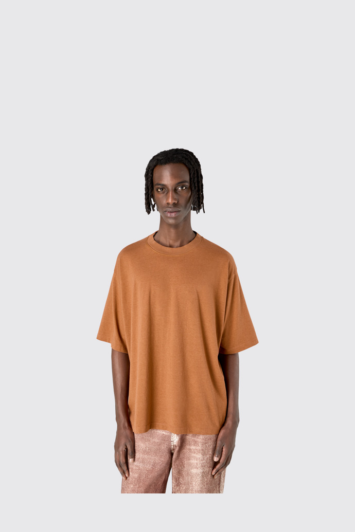 CAMPERLAB JERSEY Terracotta Boxy T-shirt
