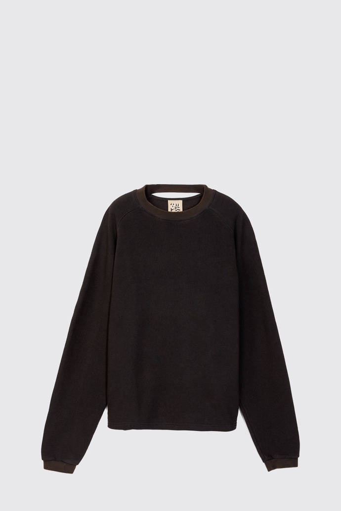 Side view of CAMPERLAB JERSEY Faded Black PYRATEX® Sweater