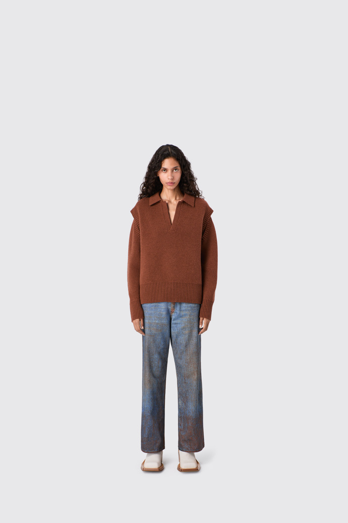 CAMPERLAB DENIM Terracotta-blue Denim Jeans
