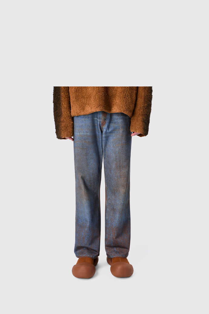 CAMPERLAB DENIM Terracotta-blue Denim Jeans