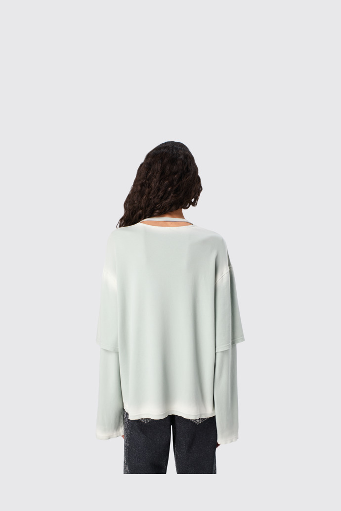 CAMPERLAB JERSEY Camiseta de manga larga gris desteñida de algodón orgánico