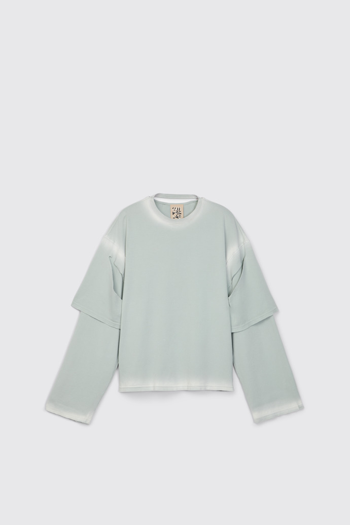 CAMPERLAB JERSEY Camiseta de manga larga gris desteñida de algodón orgánico