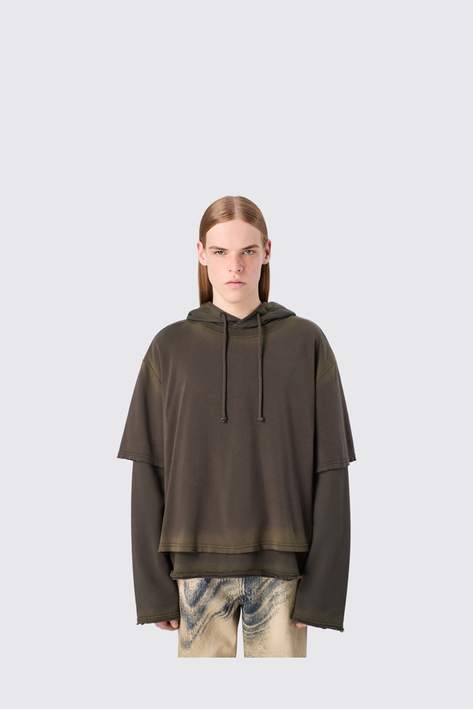 CAMPERLAB JERSEY Faded black Organic Cotton Hoodie
