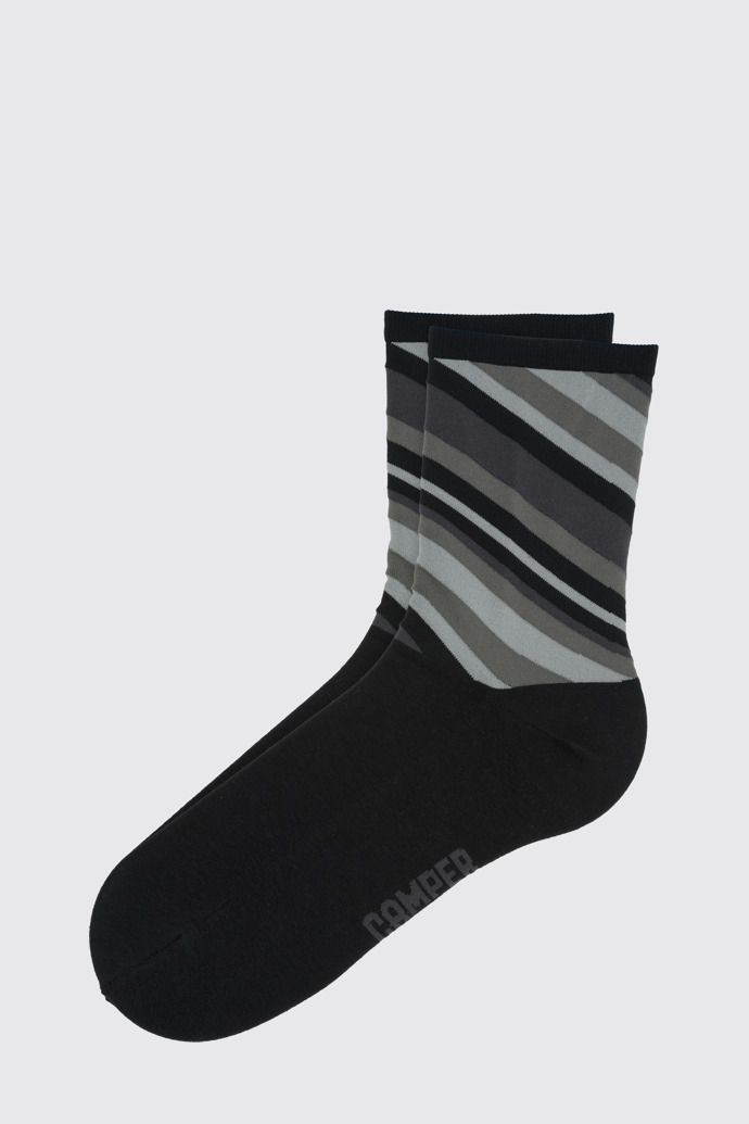 Side view of Midori Multicolor Socks for Unisex