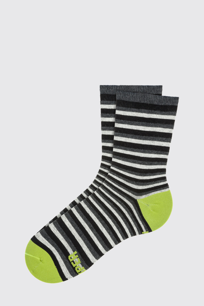 Side view of Mori Multicolor Socks for Unisex