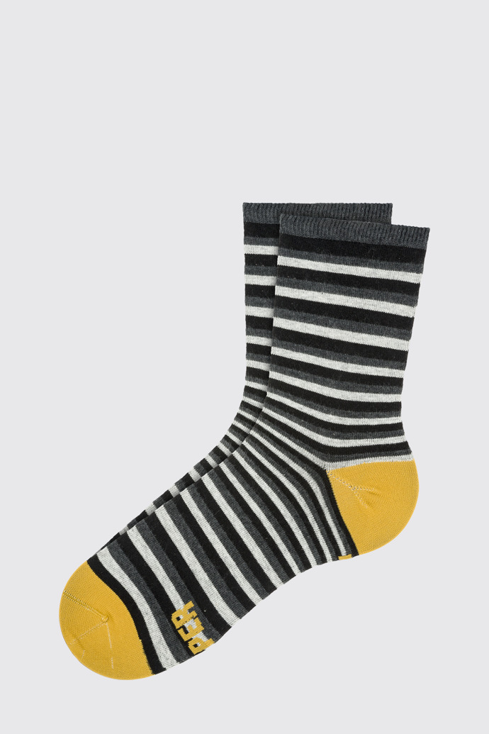 Side view of Mori Multicolor Socks for Unisex