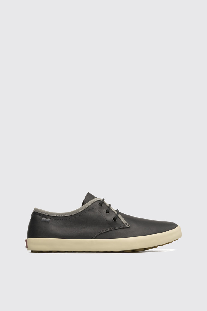Side view of Pursuit Black Sneakers for Men