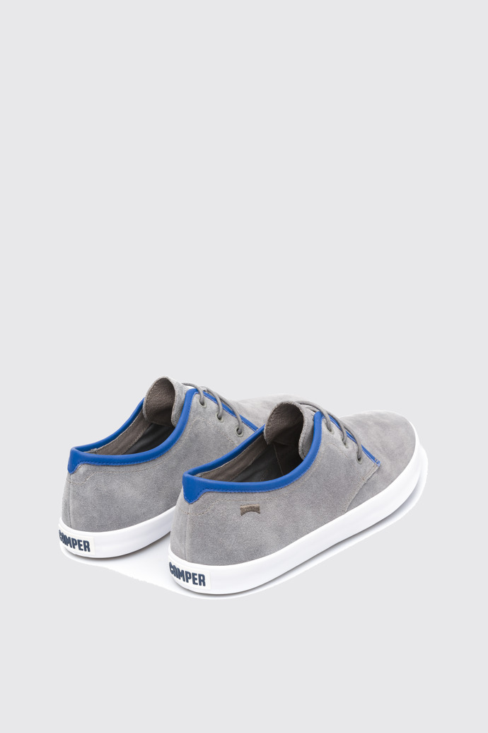 Back view of Pursuit Grey Sneakers for Men