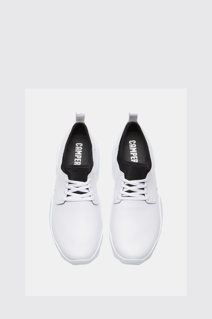 Overhead view of Dub White Sneakers for Men