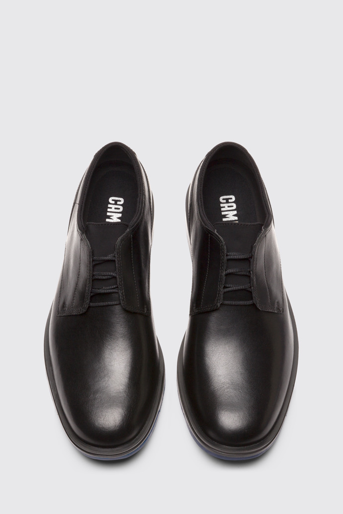 Overhead view of Deia Black Formal Shoes for Men