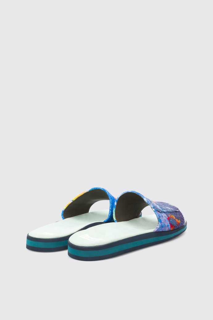 Back view of Twins Multicolor Sandals for Men