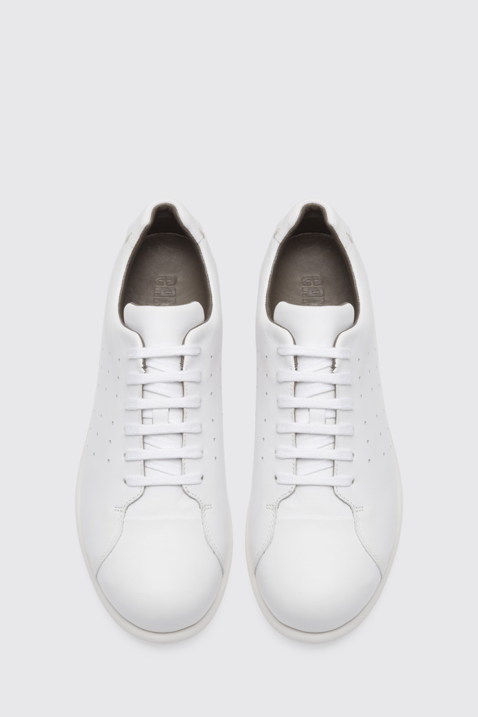 Overhead view of Pelotas White Casual Shoes for Men