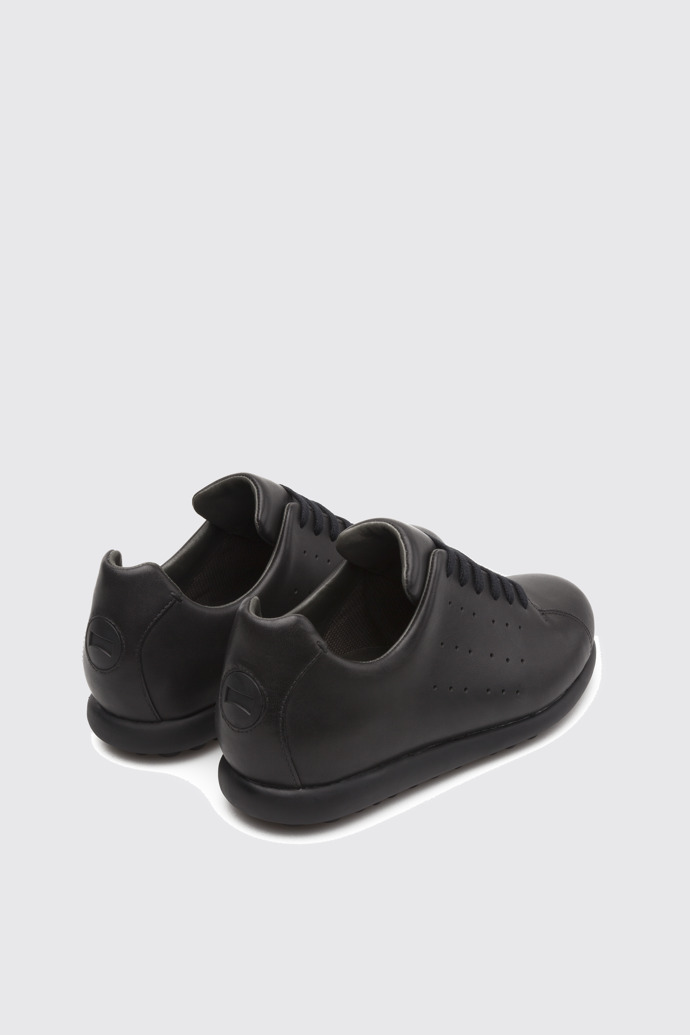 Back view of Pelotas Black Casual Shoes for Men