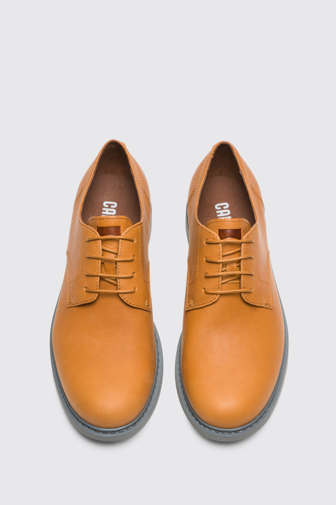 Overhead view of Neuman Brown Formal Shoes for Men