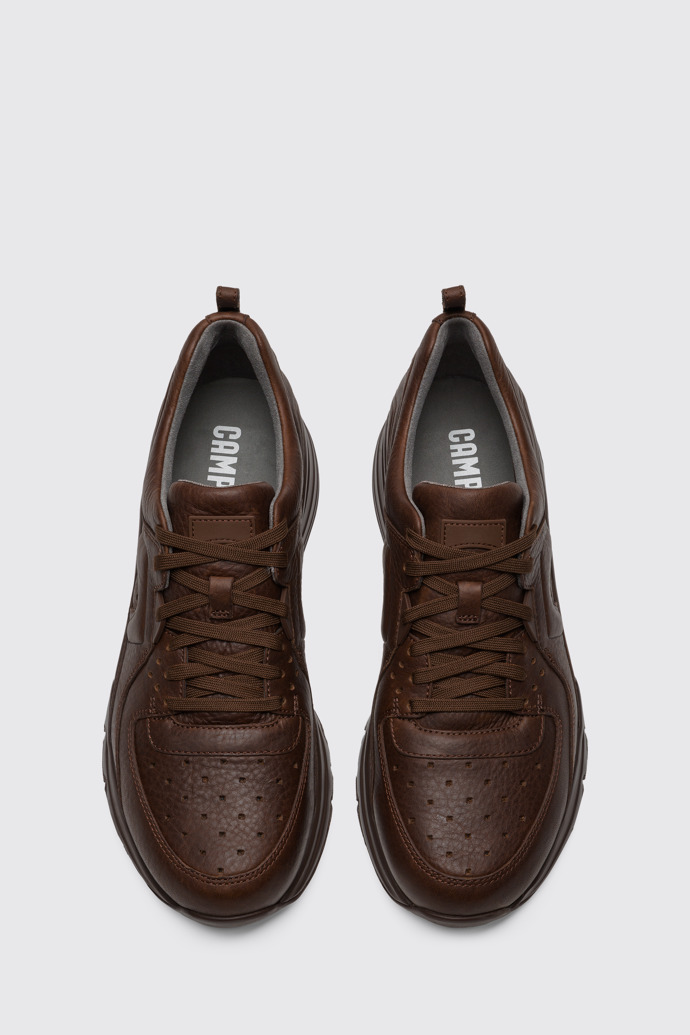 Overhead view of Drift Brown Sneakers for Men