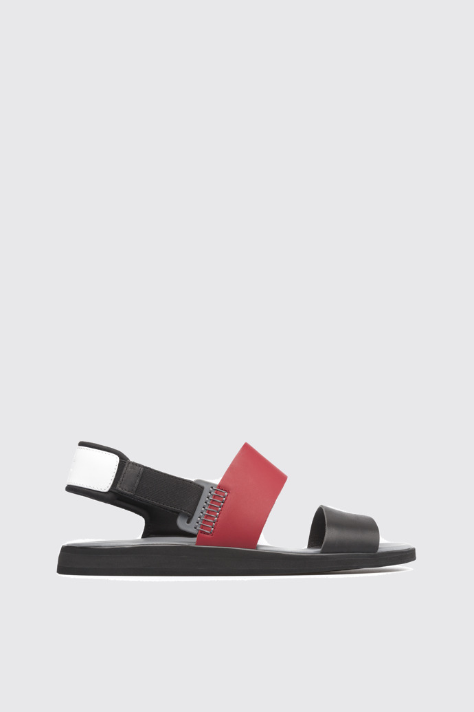 Side view of Spray Multicolor Sandals for Men