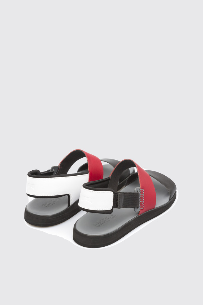 Back view of Spray Multicolor Sandals for Men