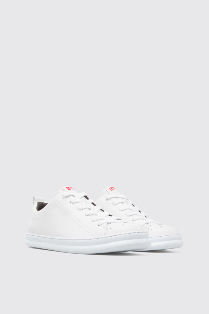 Front view of Runner White Sneakers for Men