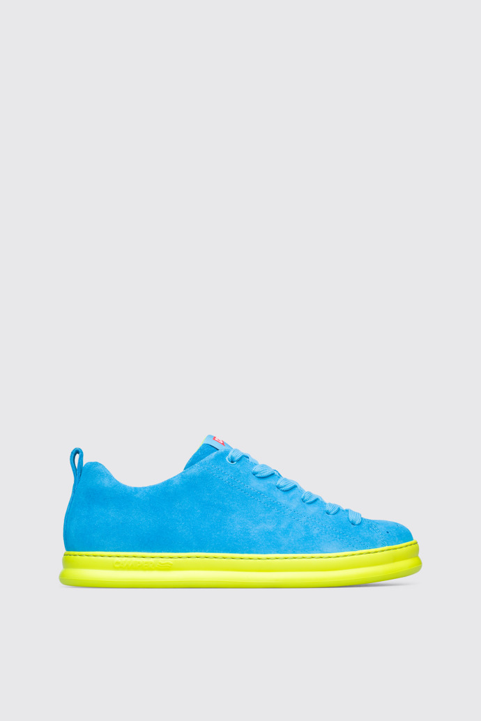 Side view of Runner Blue Sneakers for Men